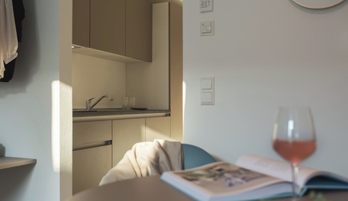 Suite estudio, 2 camas individuales
