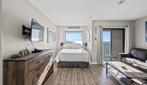 Suite estudio Deluxe, balcón, frente al mar (Renaissance Tower 1203)