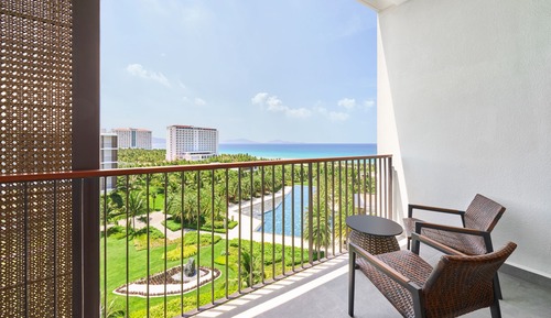 Suite, 1 cama de matrimonio grande, no fumadores, vistas al mar (Balcony)