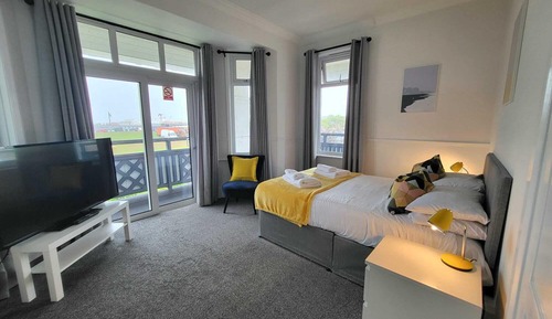 Habitación clásica doble, balcón, vistas al mar