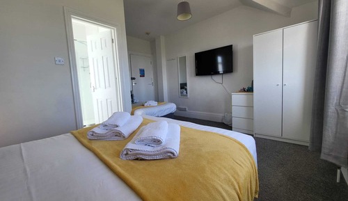 Habitación triple clásica, vistas al mar