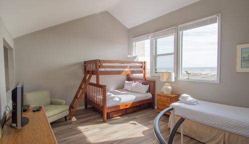 Apartamento, varias camas, cocina, vistas al mar