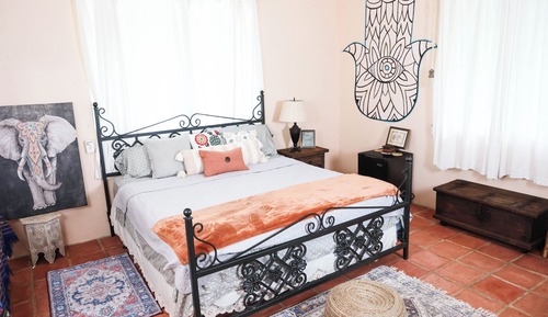 Habitación Deluxe, 1 cama de matrimonio grande, vistas al jardín, en esquina