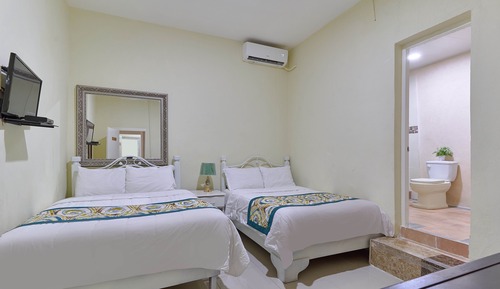 Habitación, 2 camas de matrimonio