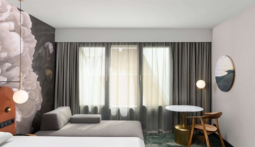 Habitación doble superior, 1 cama doble con sofá cama