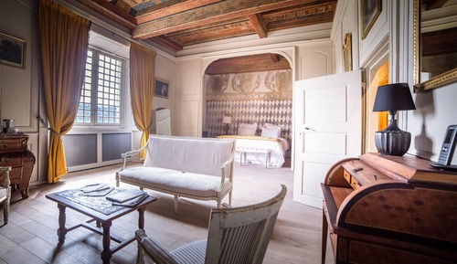 Habitación cuádruple familiar (Suite Marquis de Rochefort d'Ally)