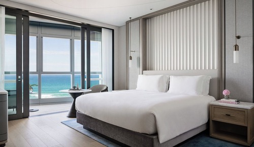 Habitación Deluxe, 1 cama de matrimonio grande, vistas al mar