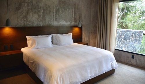 Habitación junior, 1 cama de matrimonio grande, terraza