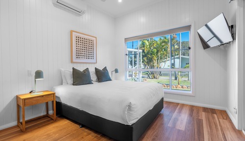 Cabaña Premium, 2 habitaciones, no fumadores, vistas al jardín