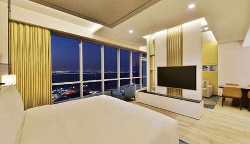 Estudio Deluxe, 1 cama de matrimonio grande con sofá cama