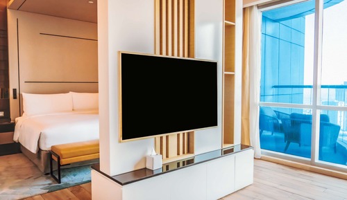 Estudio Deluxe, 1 cama de matrimonio grande con sofá cama