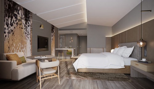 Habitación Premium, 1 cama de matrimonio grande, vistas a la montaña