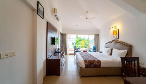 Habitación de lujo, 1 cama de matrimonio grande, balcón