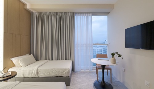 Habitación familiar, vistas al mar