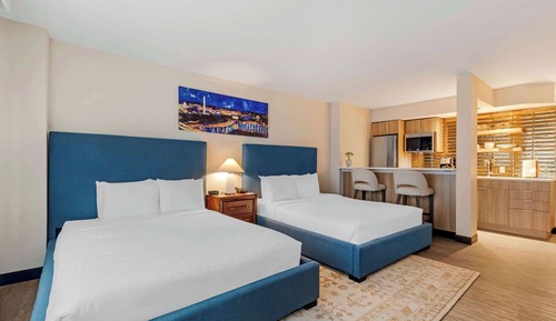 Habitación estándar, 2 camas de matrimonio, no fumadores