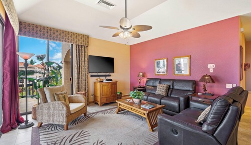 Villa, varias camas, balcón, vistas al jardín (Shores at Waikoloa Beach Resort 315)