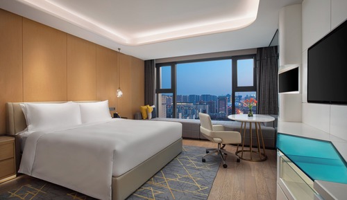 Habitación estándar, 1 cama de matrimonio grande (High Floor)