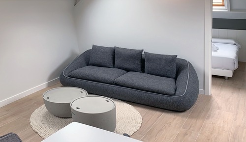 Ático, 1 cama de matrimonio, cocina