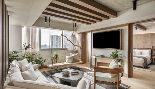 Habitación, terraza