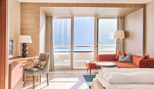 Habitación Deluxe con 2 camas individuales (Med Fjordutsikt)