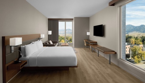 Habitación, 1 cama de matrimonio grande, no fumadores, vistas a la montaña