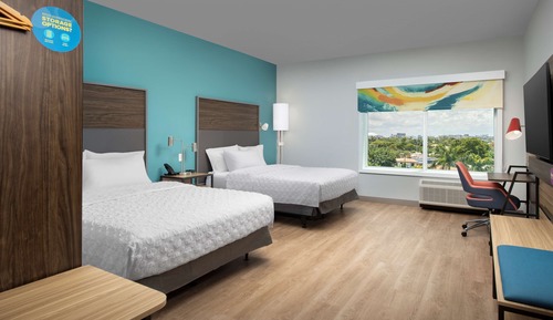 Habitación estándar, 2 camas de matrimonio