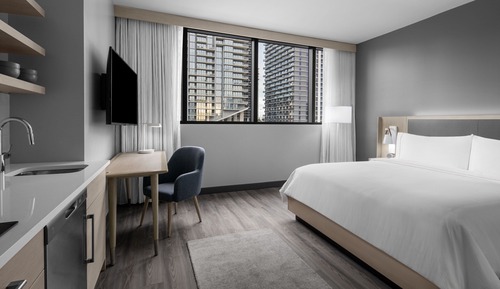 Habitación, 1 cama de matrimonio grande, no fumadores, vistas a la ciudad