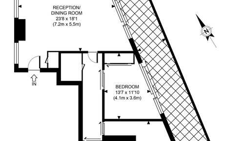 Apartamento, 2 habitaciones