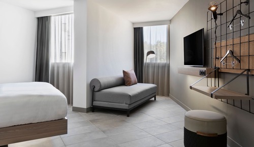 Habitación, 1 cama de matrimonio con sofá cama