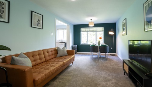 Apartamento Deluxe, baño privado, vistas al jardín (2 bed 1 bath apartment)