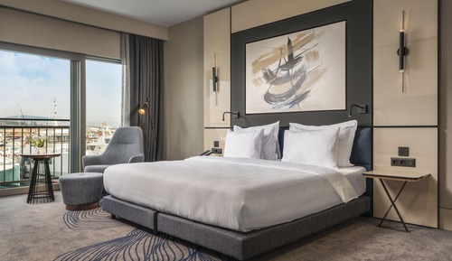 Habitación estándar, 1 cama de matrimonio grande, vistas al puerto deportivo