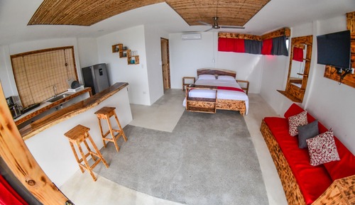 Habitación cuádruple estándar, vistas al mar