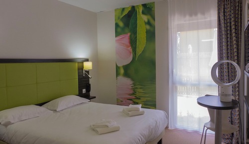 Habitación con 1 cama doble o 2 individuales