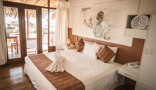 Bungalow, 1 cama de matrimonio grande, vistas al mar (Bungalow Matrimonial)