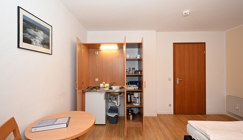 Estudio, 1 cama doble, no fumadores, en la zona del patio