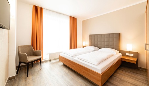 Habitación Confort doble, 1 cama de matrimonio grande, no fumadores, vistas al río