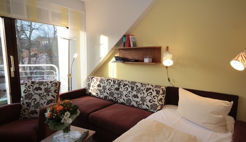 Habitación individual básica, 1 cama individual, vistas al parque