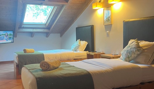Habitación familiar, vistas al mar
