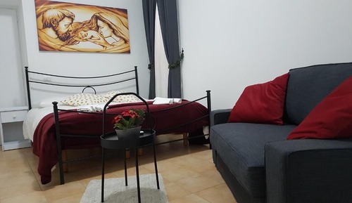 Habitación familiar, vistas al patio