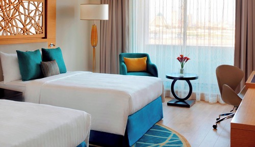 Habitación Deluxe, 2 camas dobles (Free bus to DWTC, Dubai Mall, Beach)