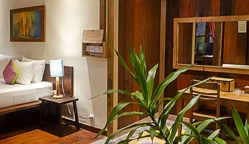 Habitación doble, 1 cama de matrimonio grande, balcón, vistas al jardín