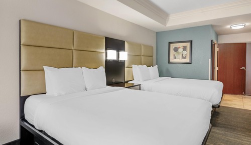 Habitación estándar, 2 camas de matrimonio, no fumadores, frigorífico y microondas