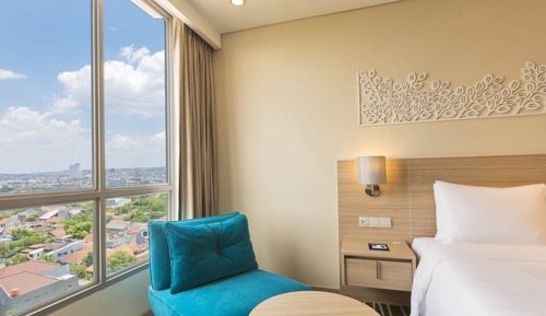 Habitación estándar, 2 camas individuales, fumadores, vistas a la ciudad