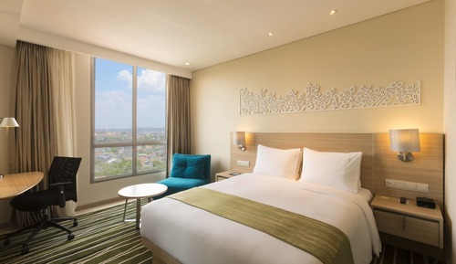 Habitación estándar, 1 cama de matrimonio, fumadores (High Floor)