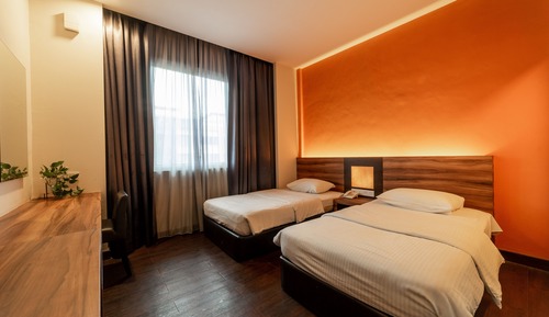 Habitación Deluxe con 2 camas individuales, vistas a la ciudad