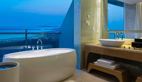Habitación Deluxe, 1 cama de matrimonio grande, vistas al mar