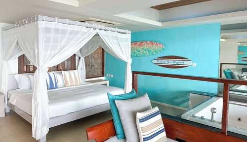 Suite, 1 cama de matrimonio grande, no fumadores, acceso a la piscina