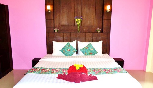 Bungalow Deluxe, 1 cama doble, vistas al jardín