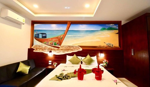 Habitación Deluxe doble, 1 cama doble, vistas al jardín