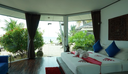 Villa Deluxe, 1 cama doble, frente a la playa